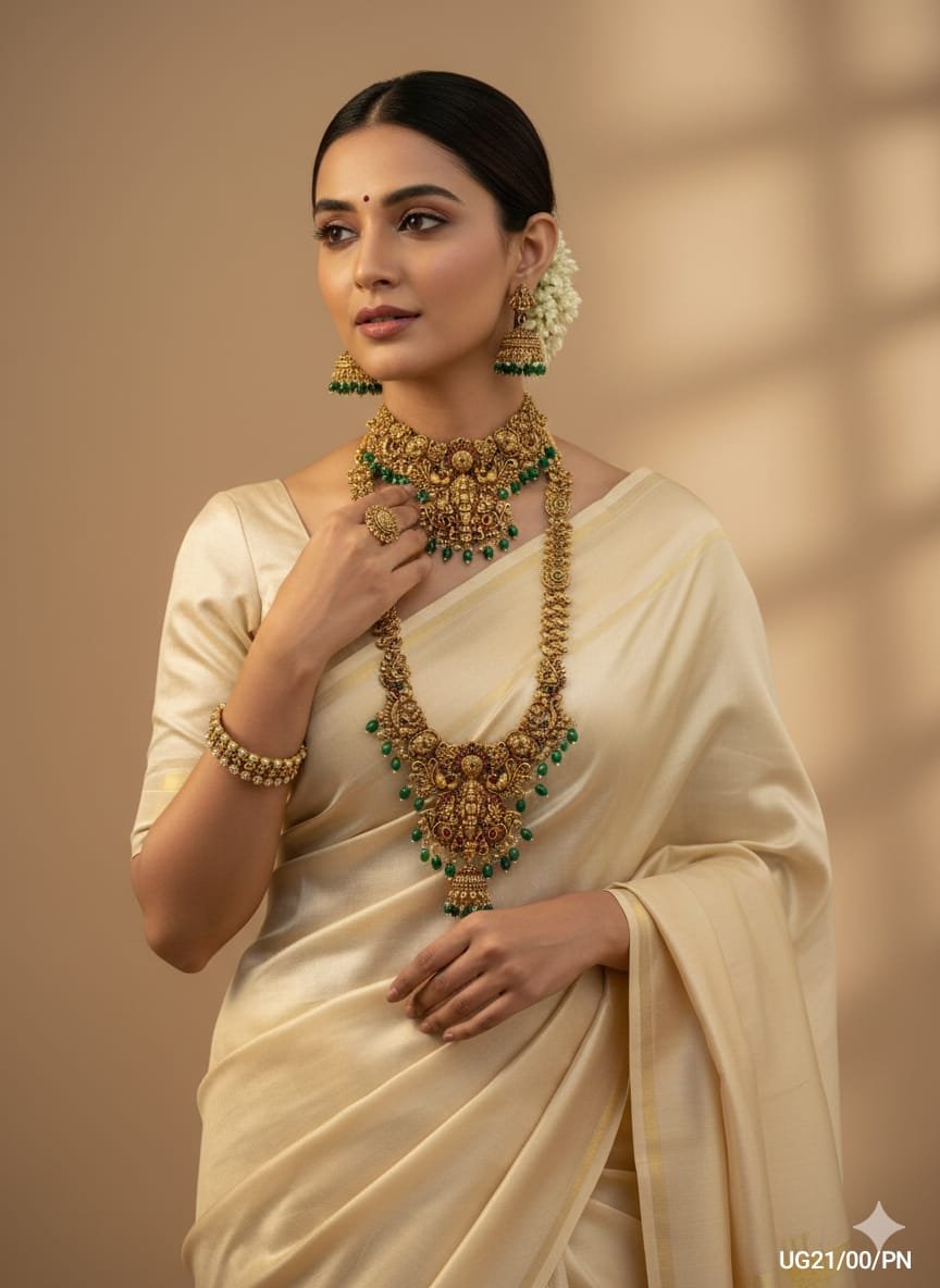 Temple Jewellery Long Necklace - Image 2