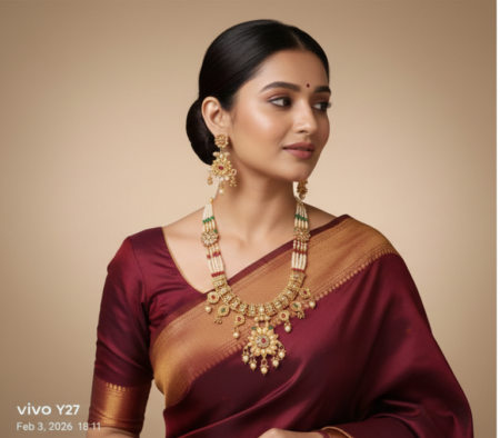 Rajwadi chokar Necklace