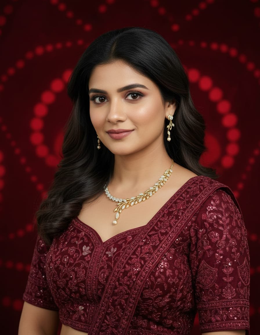 Trendy American Diamond Necklace