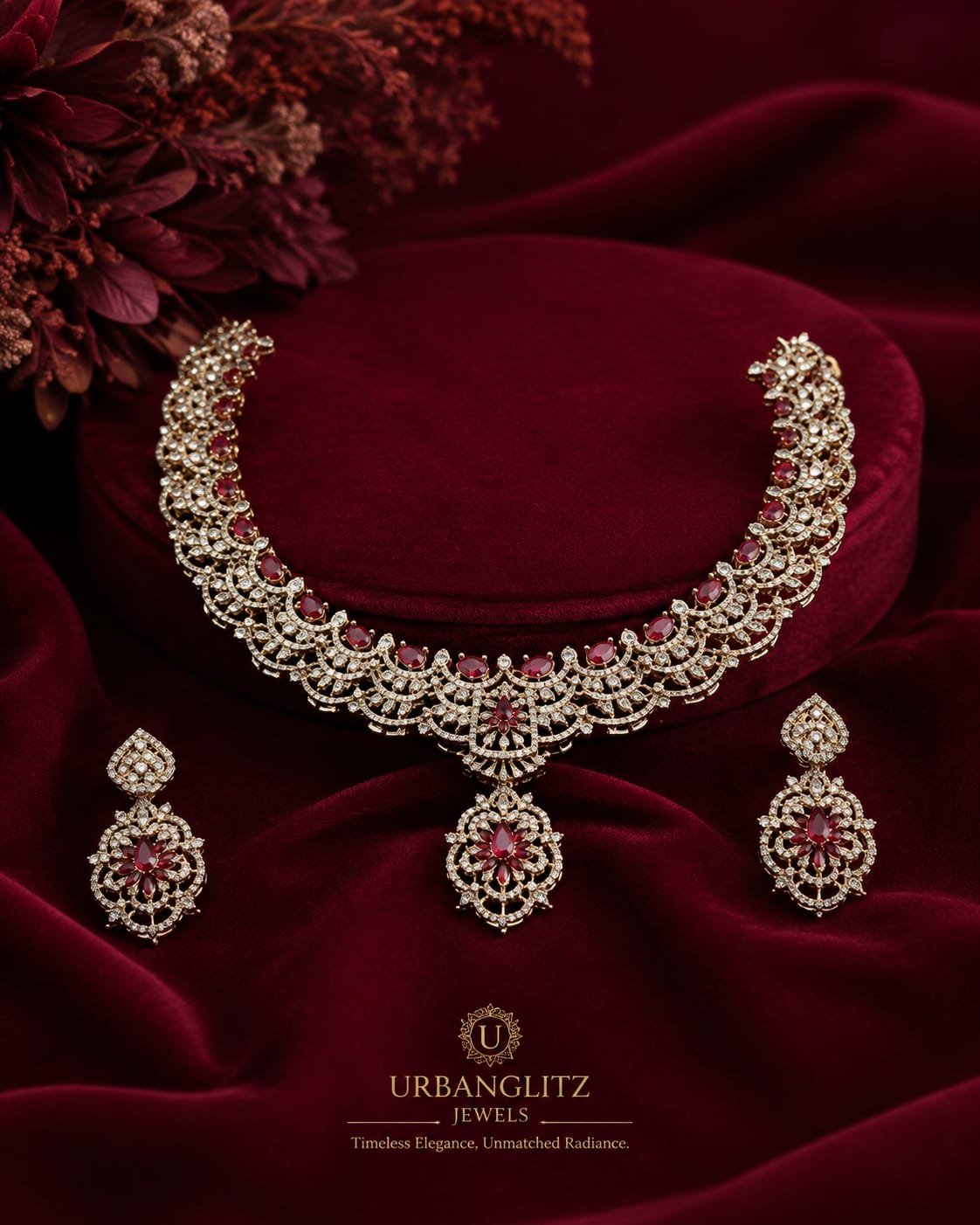 American Diamond Necklace - Image 2